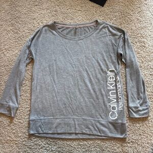 Calvin Klein Performance Heather Gray Tee